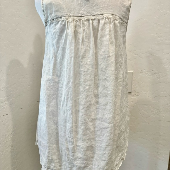 Neesh by DAR White Button-Front Sleeveless Top, Size small - Picture 7 of 11